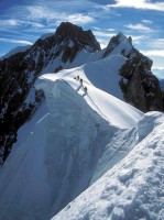 Cestou na Mont  Blanc, Francie, Evropa