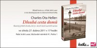 Pozvánka na křest knihy Charlese O. Hellera Dlouhá cesta domů